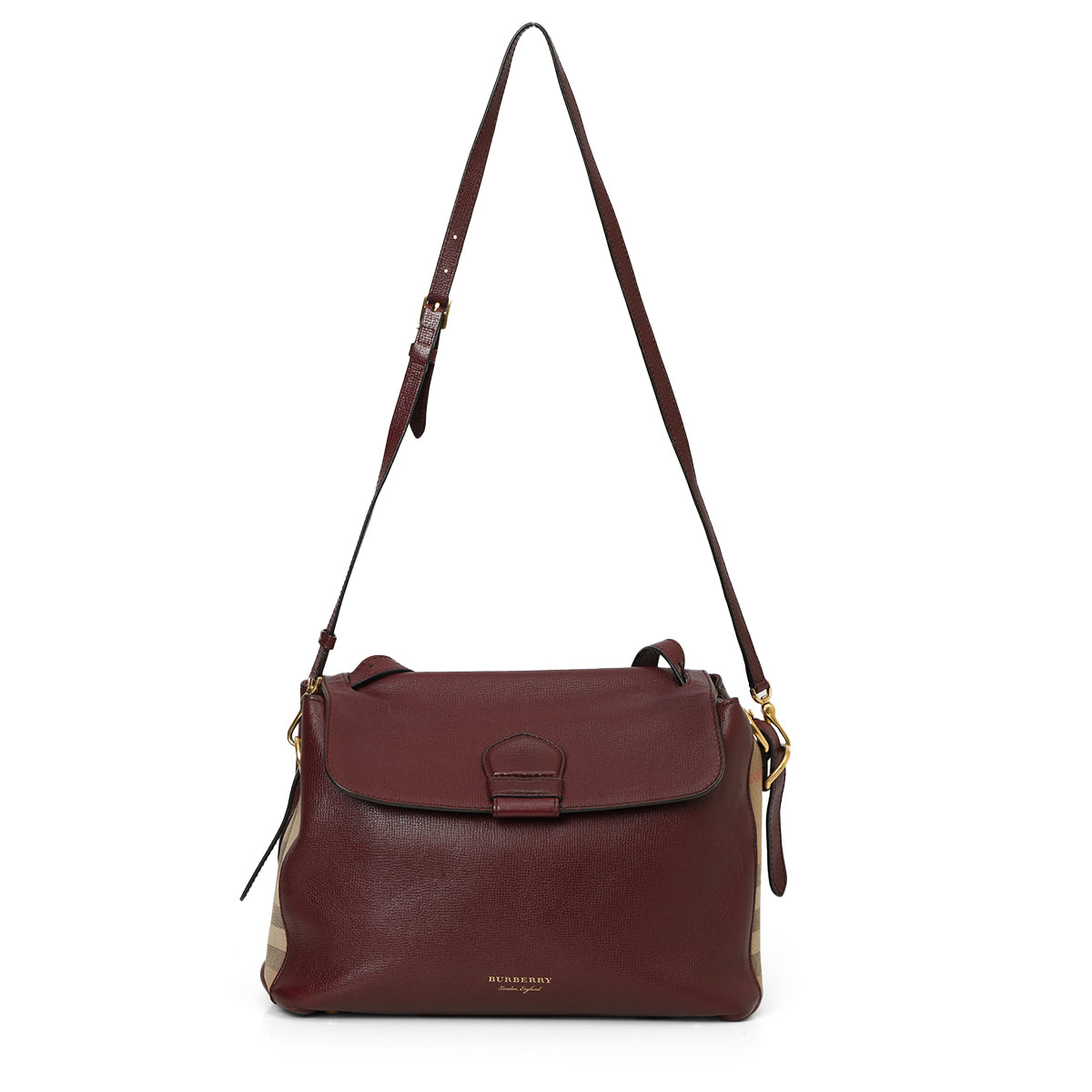 Medium Wine House Check Camberley Tote