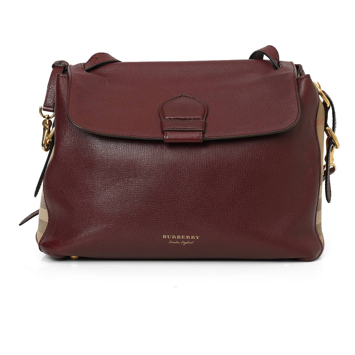 Medium Wine House Check Camberley Tote