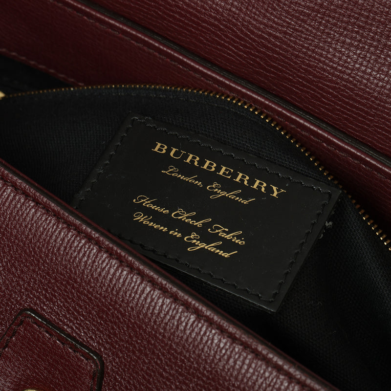 Medium Wine House Check Camberley Tote