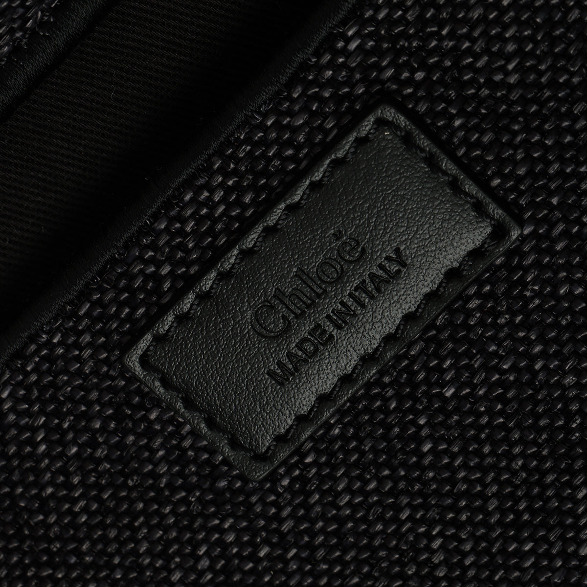 Black Carry Tote Bag In Canvas- Large