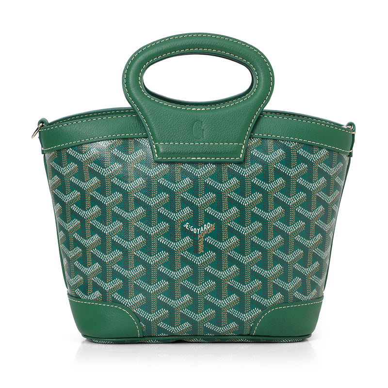 Goyardine Green Beluga Mini 2025 Bag