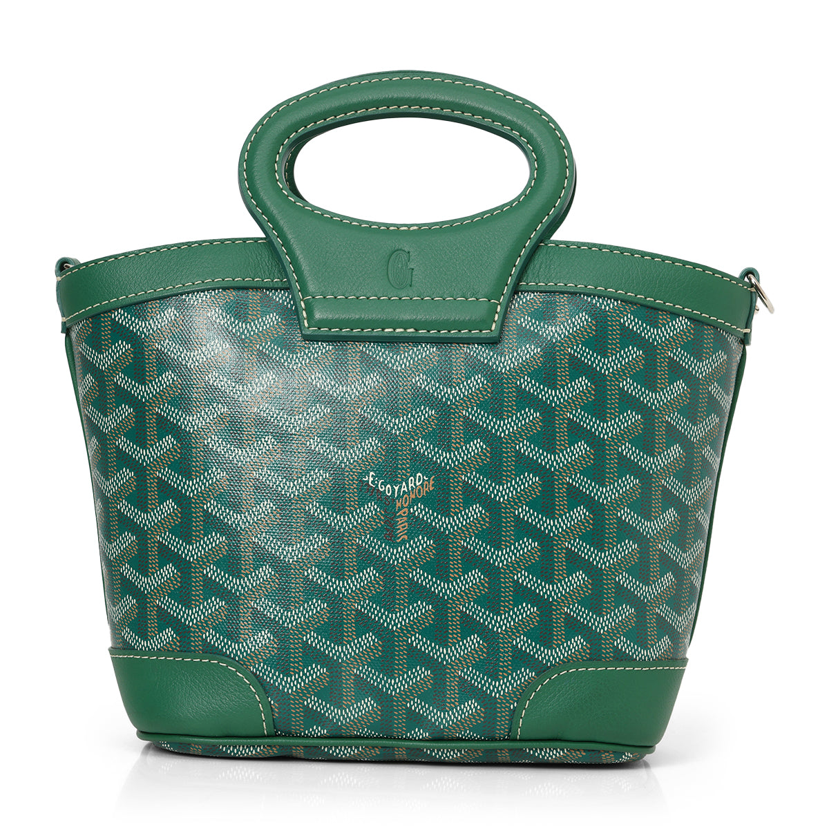 Goyardine Green Beluga Mini 2025 Bag