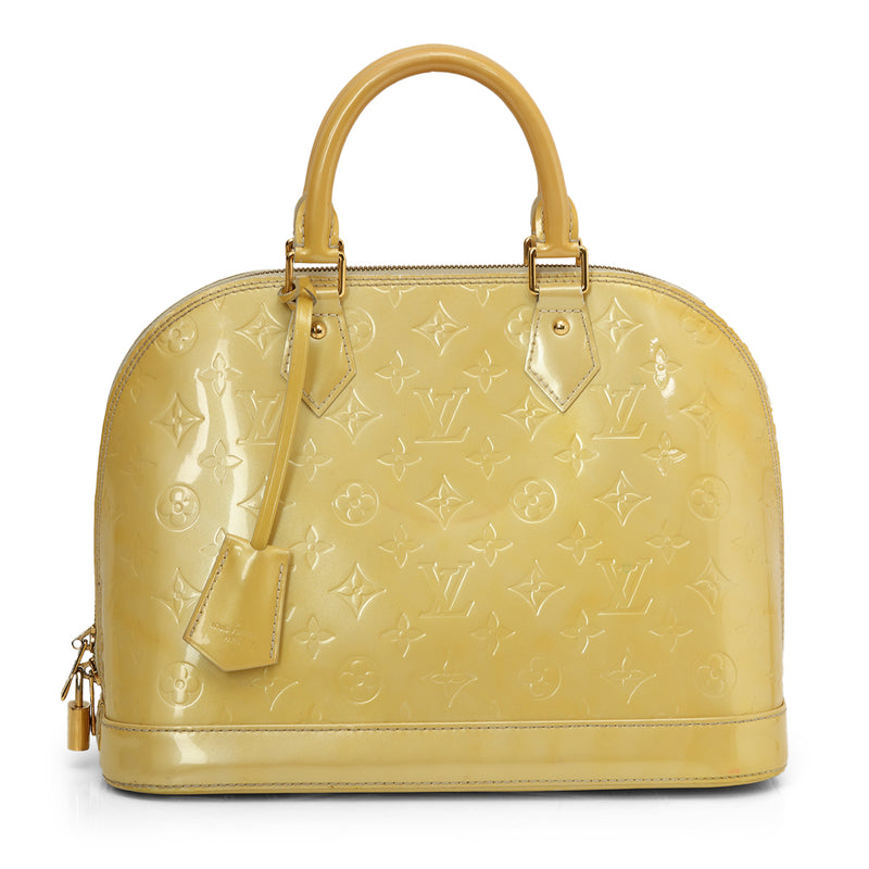 Louis Vuitton Monogram Vernis Alma MM Bag