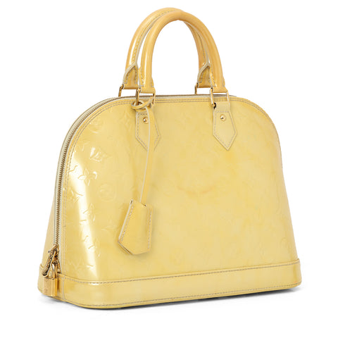 Monogram Vernis Alma MM Bag