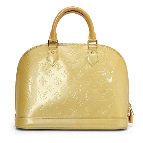 Monogram Vernis Alma MM Bag