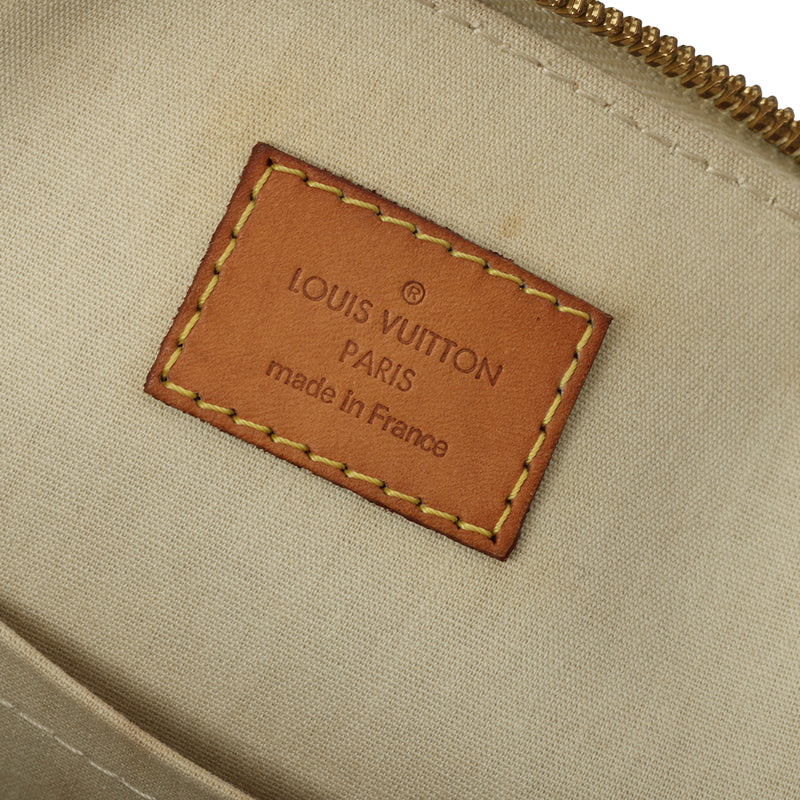 Pre loved louis vuitton monogram vernis alma mm bag price
