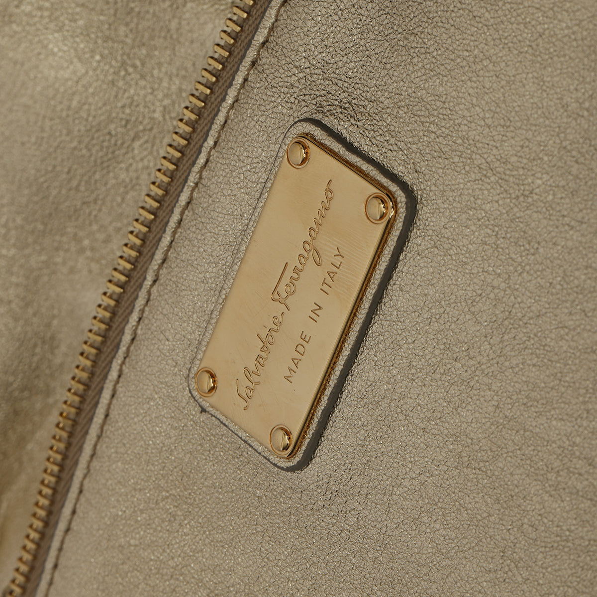 Multicolor Metallic Leather Small Sofia Bag