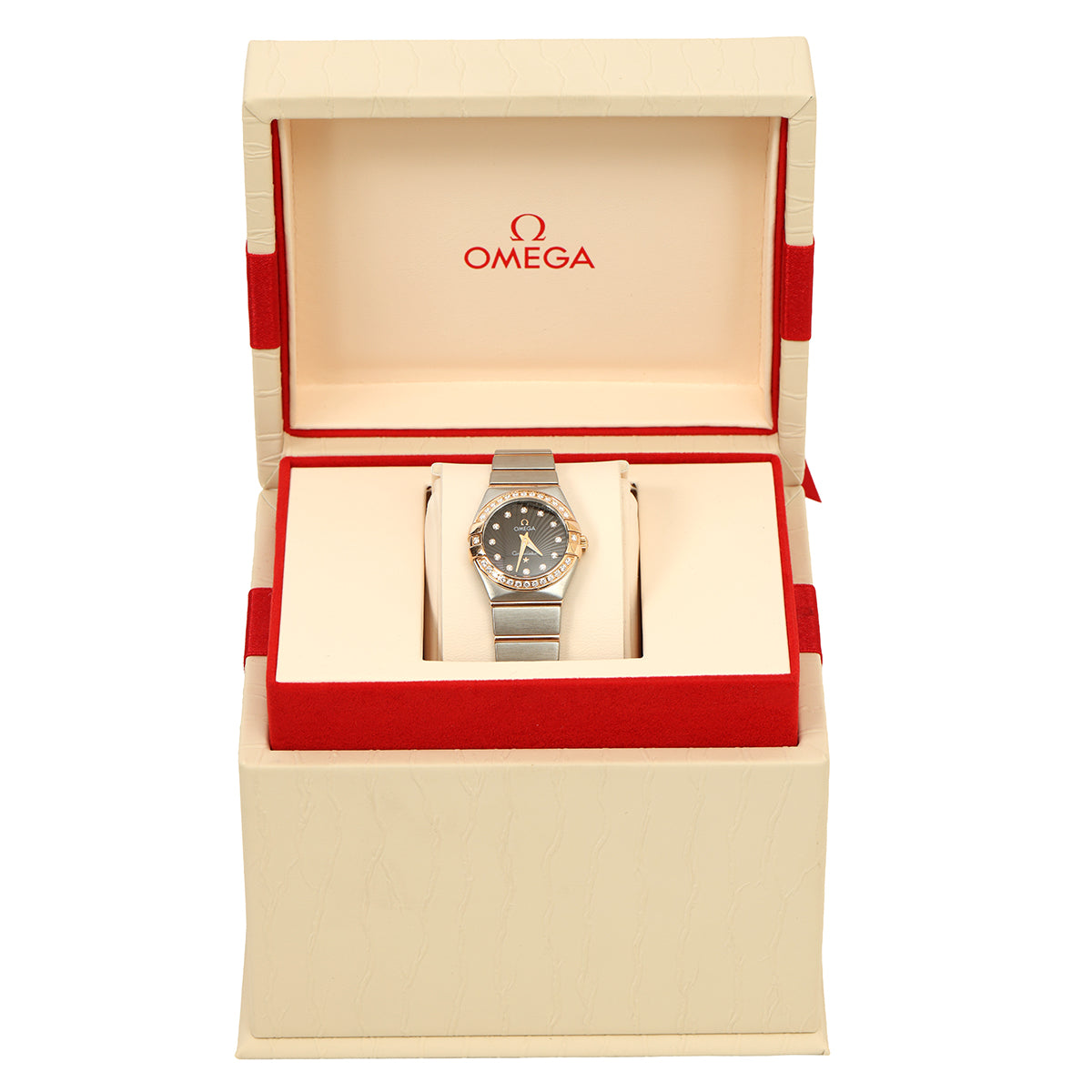 Constellation 25mm with Diamonds on Dial - Gold on Steel