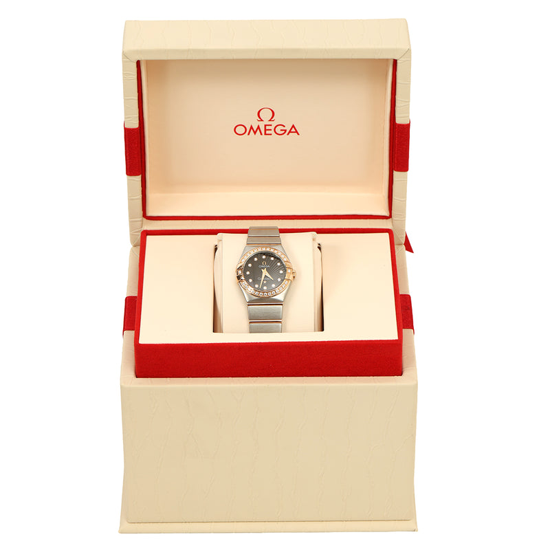 Constellation 25mm with Diamonds on Dial - Gold on Steel