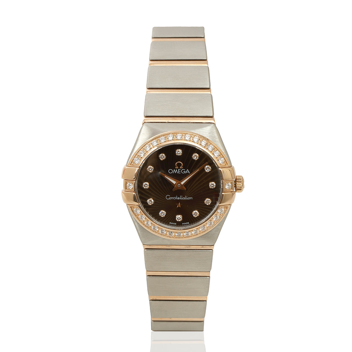 Constellation 25mm with Diamonds on Dial - Gold on Steel