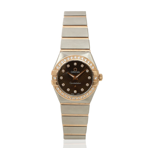 Constellation 25mm with Diamonds on Dial - Gold on Steel