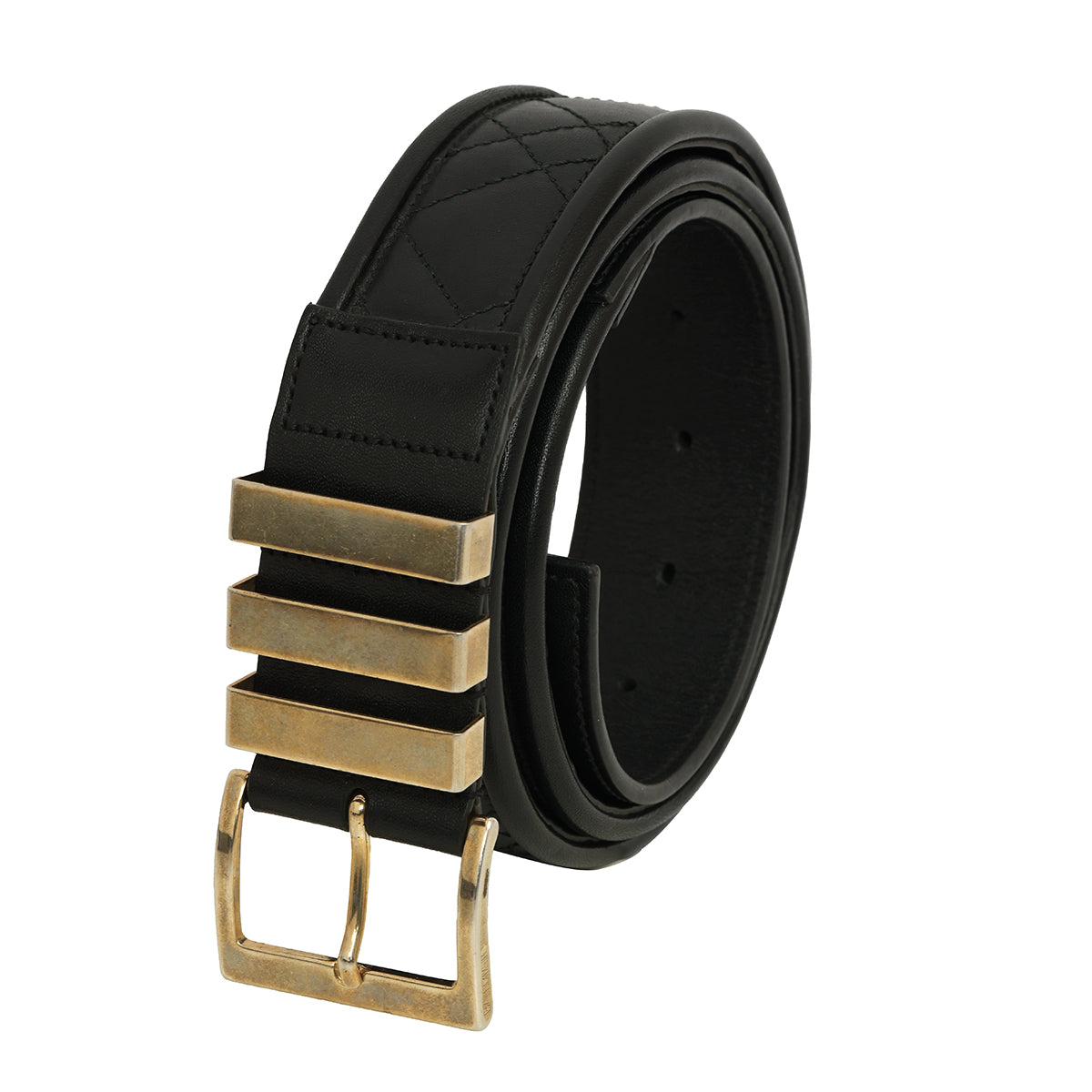 Black Leather Belt Size 95
