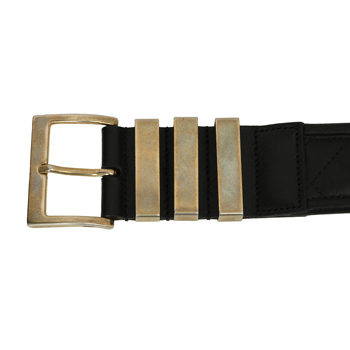 Black Leather Belt Size 95