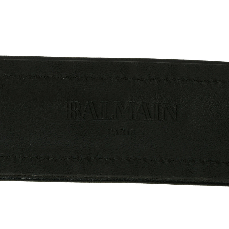 Black Leather Belt Size 95