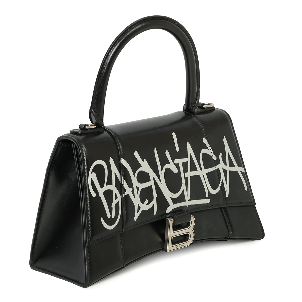 Graffiti Hourglass Small Top Handle Bag