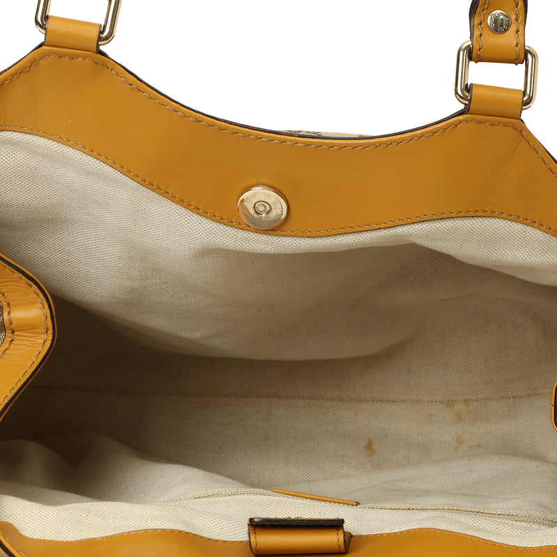 Pre-loved Gucci GG Canvas Small D-Ring Bag