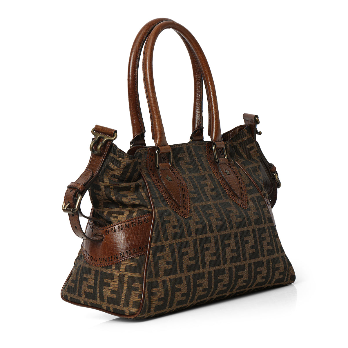 Brown Zucca FF De Jour Bag