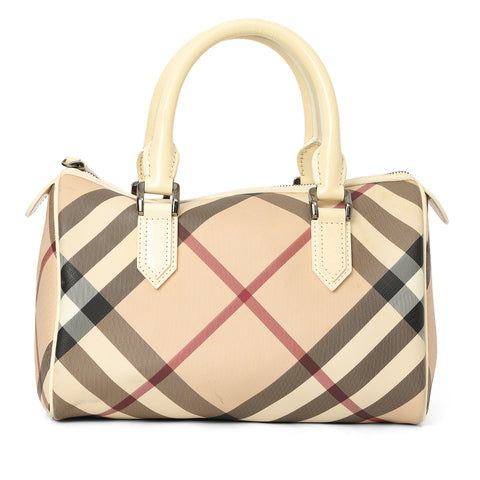 Off- White Supernova Check Chester Bowling Bag