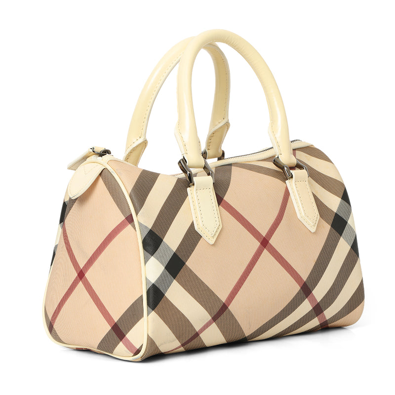 Off- White Supernova Check Chester Bowling Bag
