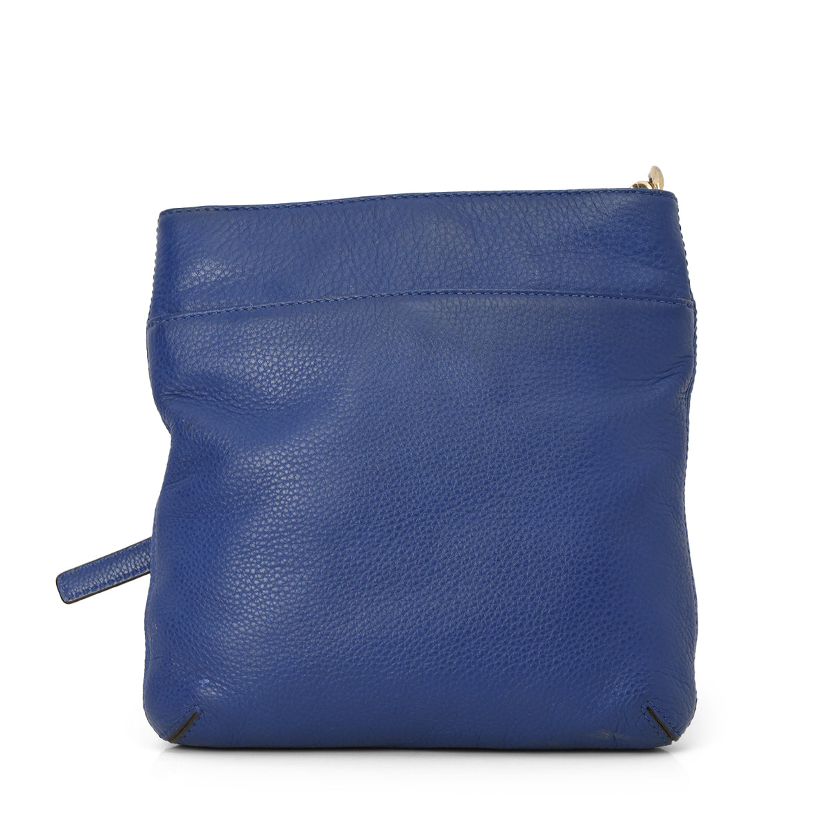 Hamilton Blue Pebble Leather Crossbody Mini