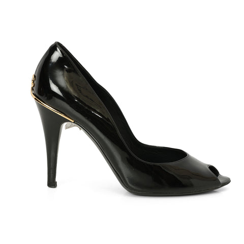 Escarpins Black Patent Leather Pumps Size: 40