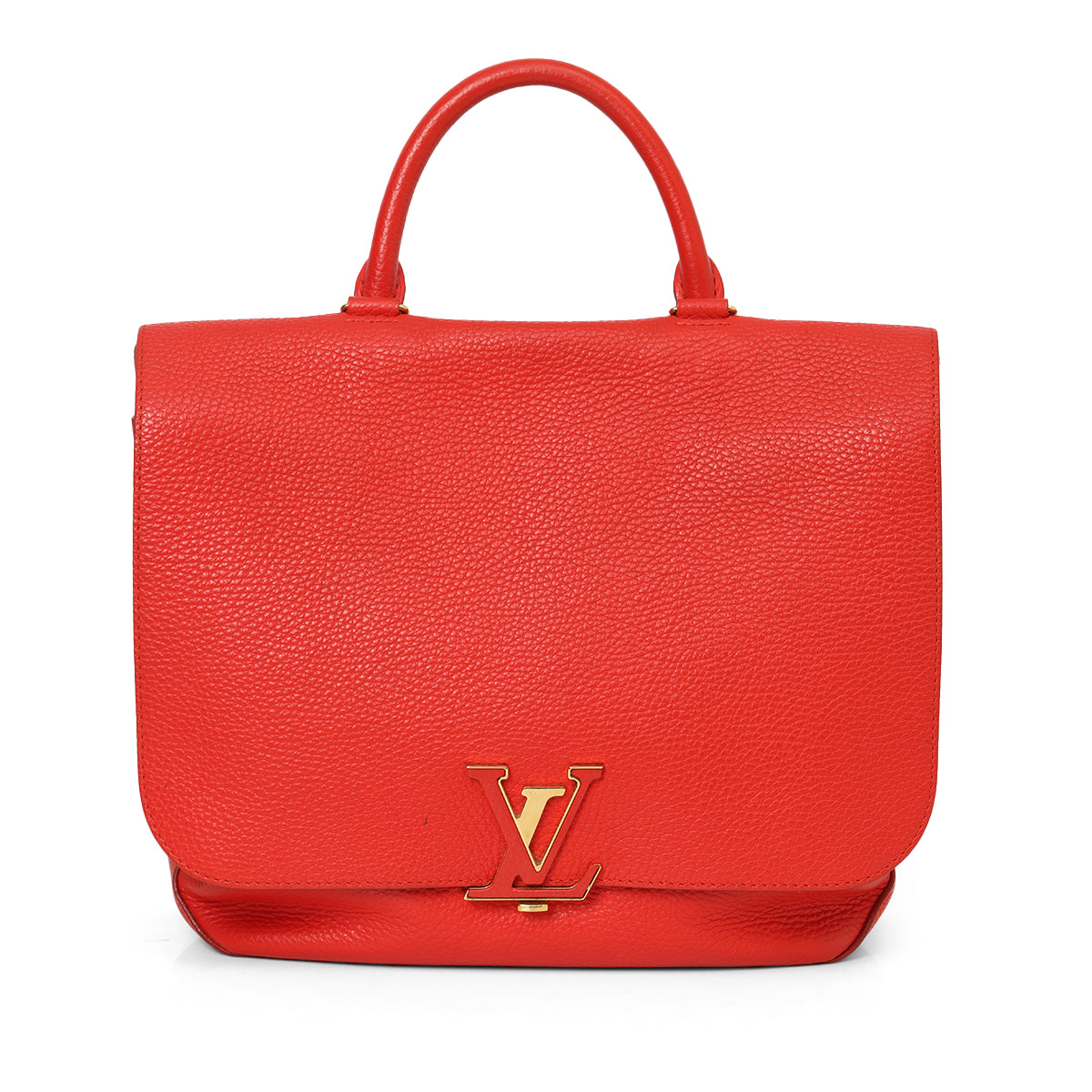 Red Taurillon Leather Volta Bag