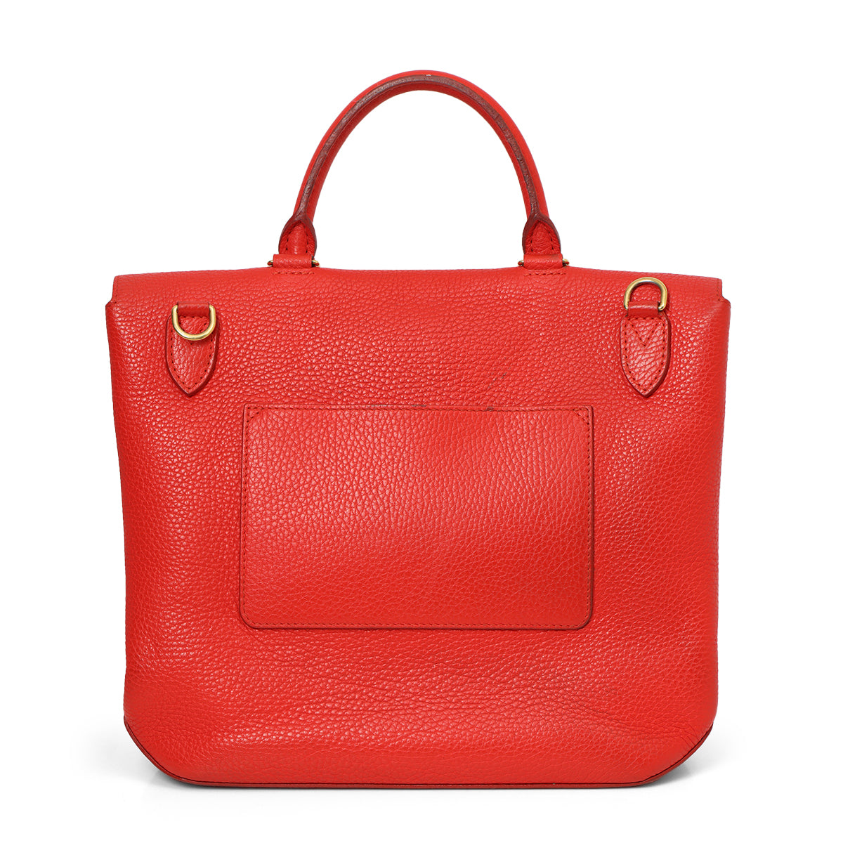 Red Taurillon Leather Volta Bag