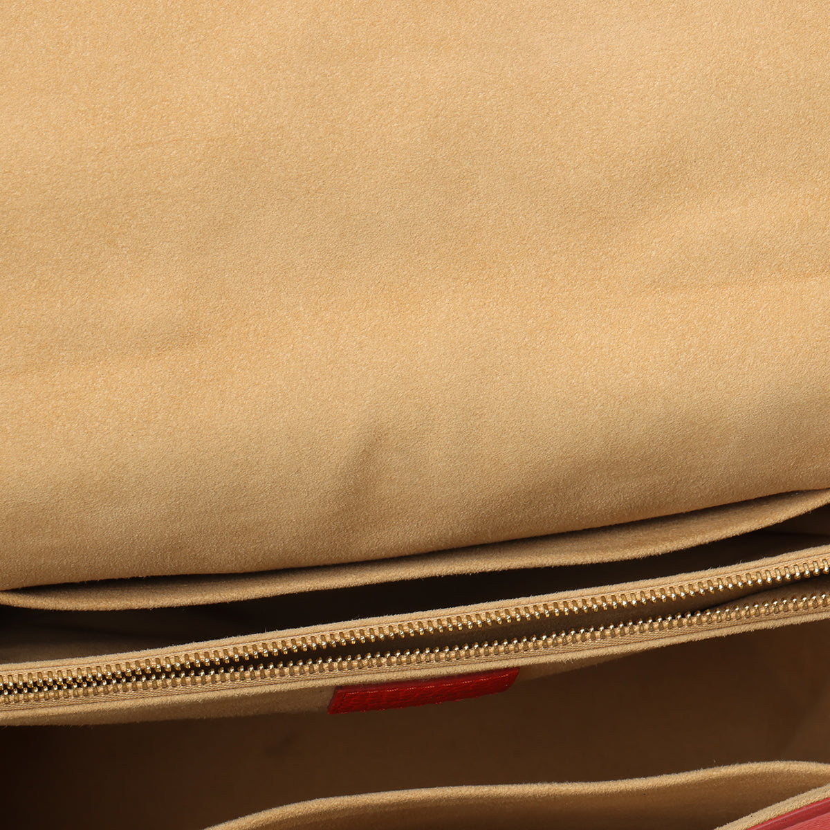 Red Taurillon Leather Volta Bag