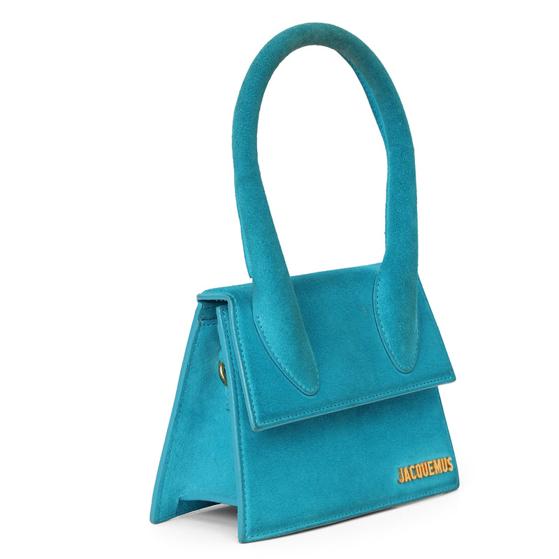 Pre loved jacquemus the medium chiquito in suede price