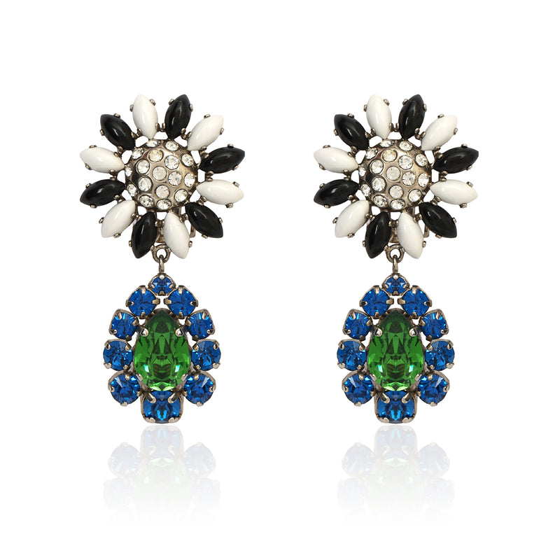 Miu Miu Multicolor Drop Earrings