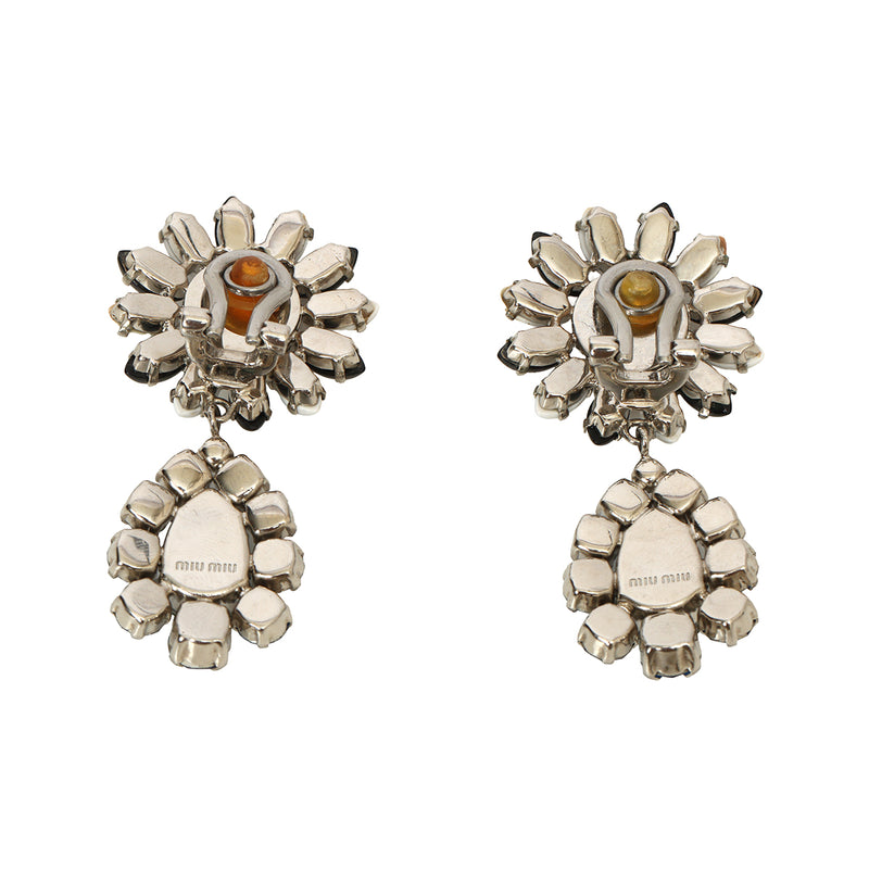 Pre loved Miu Miu Multicolor Drop Earrings