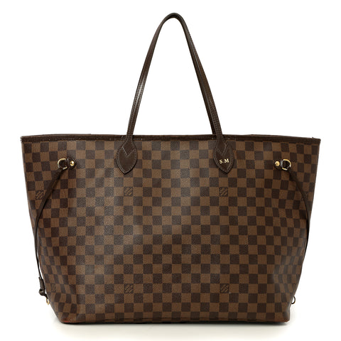 Damier Ebene Neverfull GM Tote