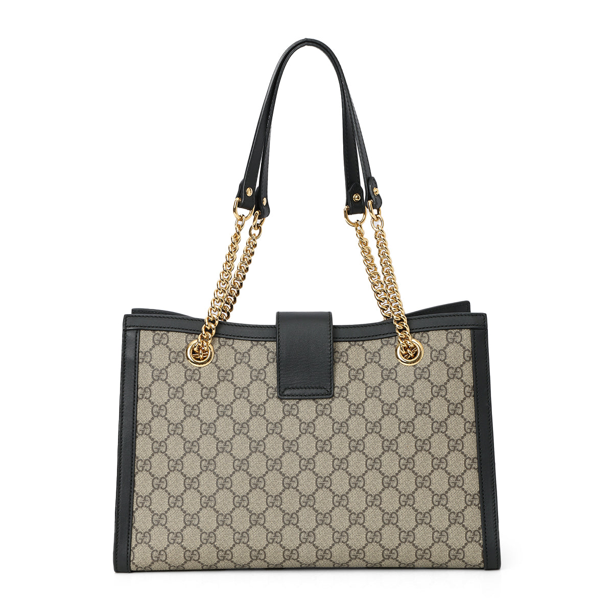 GG Canvas Large Padlock Tote Bag
