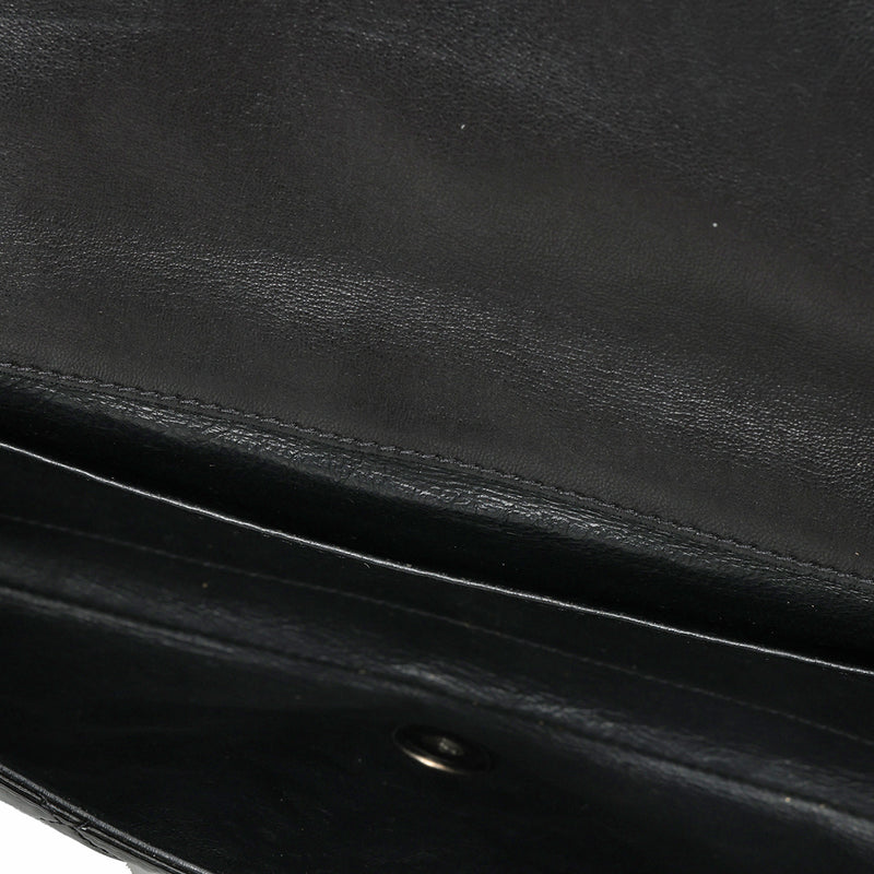 Classic Medium Single Flap Patent Leather Shoulder Bag