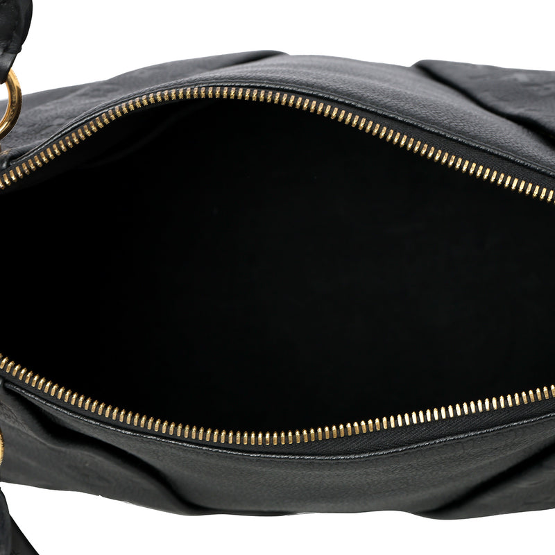 Black Monogram Empreinte Leather V MM Tote Bag