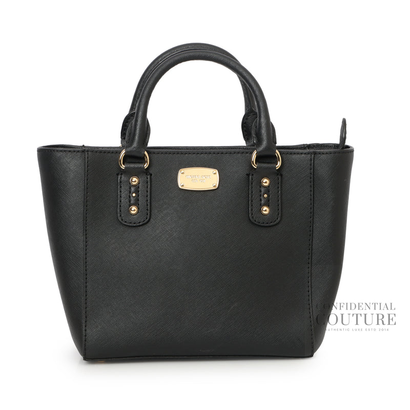 Michael Kors Black Solid Handheld Bag