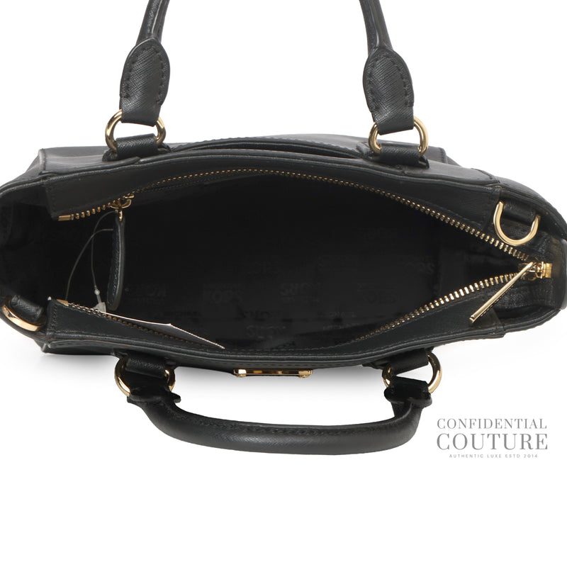 Women Michael Kors Black Solid Handheld Bag