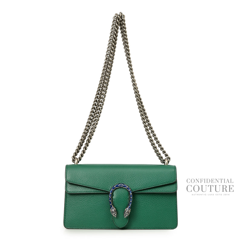 Dionysus Medium Green Shoulder Bag