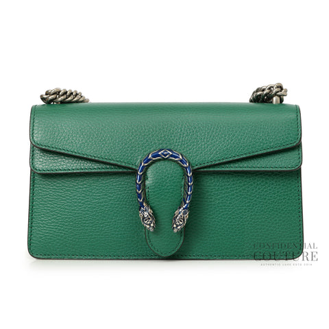 Dionysus Medium Green Shoulder Bag