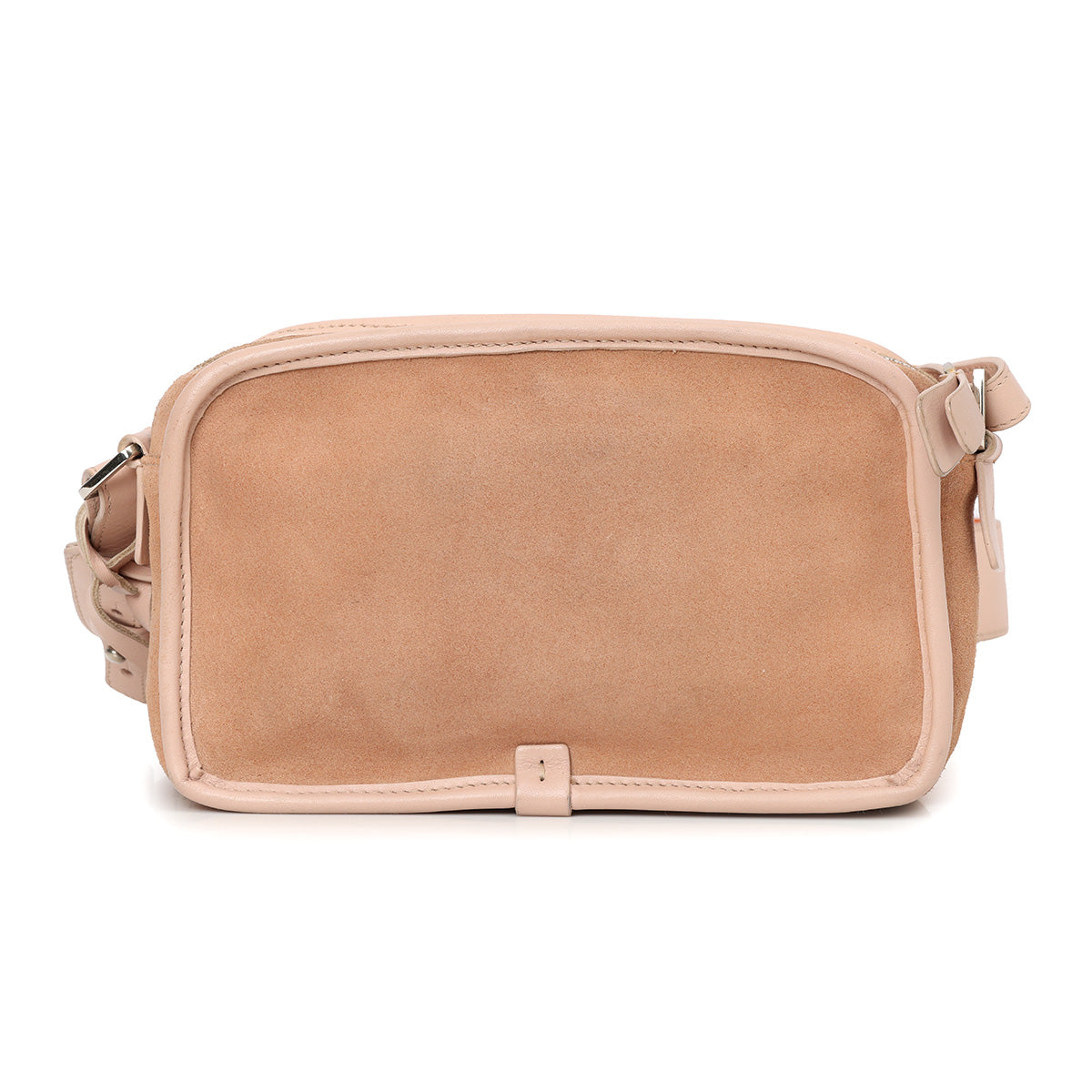 Pink Suede Camera Bag