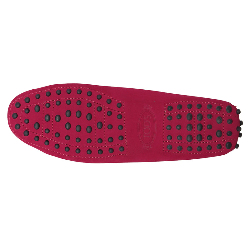 For Ferrari Fuchsia Suede Driver Loafers- EU 37.5