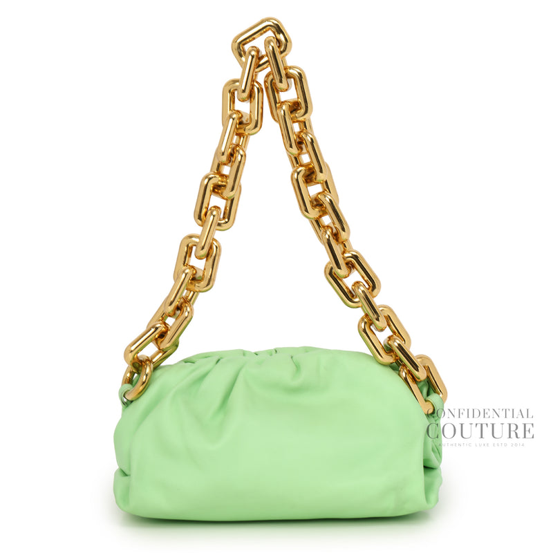 Light Green Teen Chain Pouch Shoulder Bag