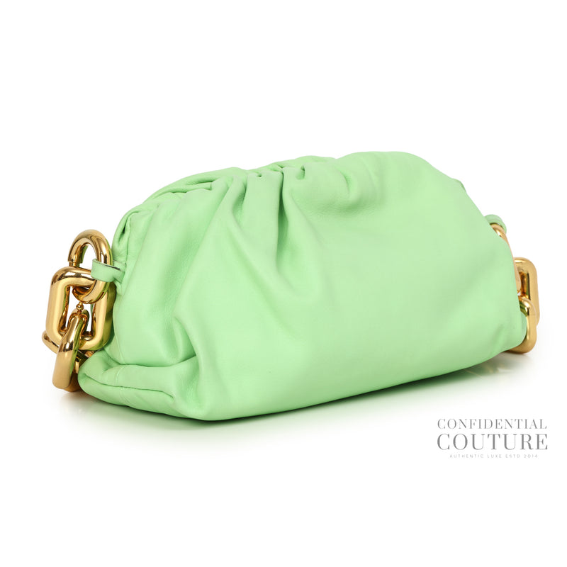 Light Green Teen Chain Pouch Shoulder Bag