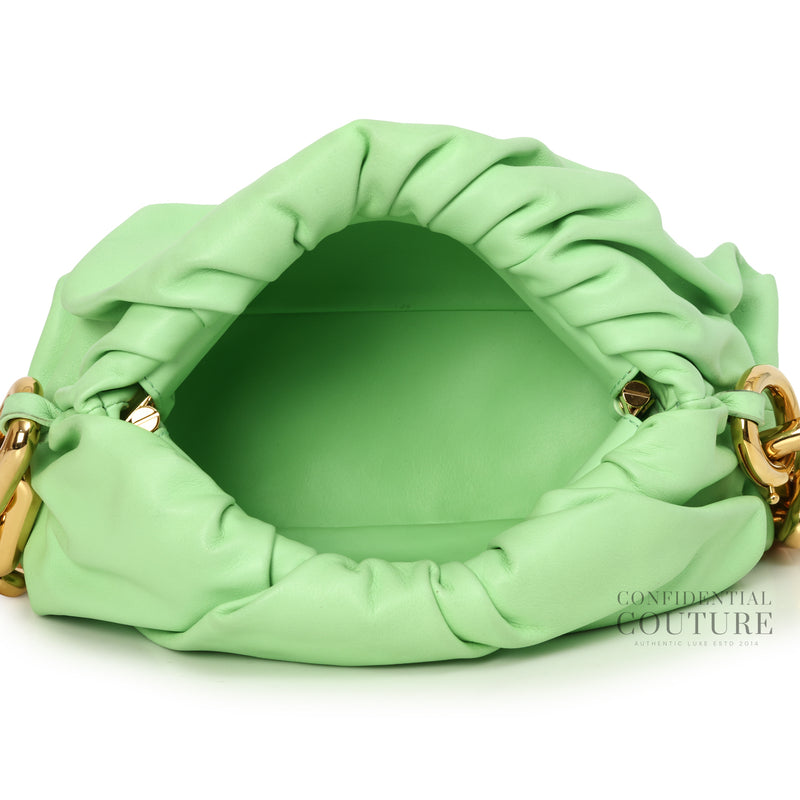 Light Green Teen Chain Pouch Shoulder Bag