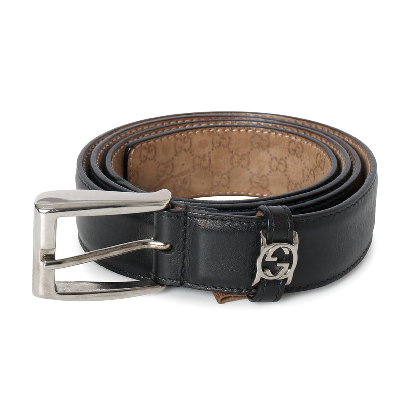 Black Belt with Interlocking GG 38