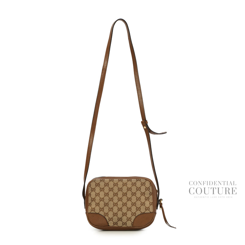 Brown Bree Original GG Canvas Small Disco Bag