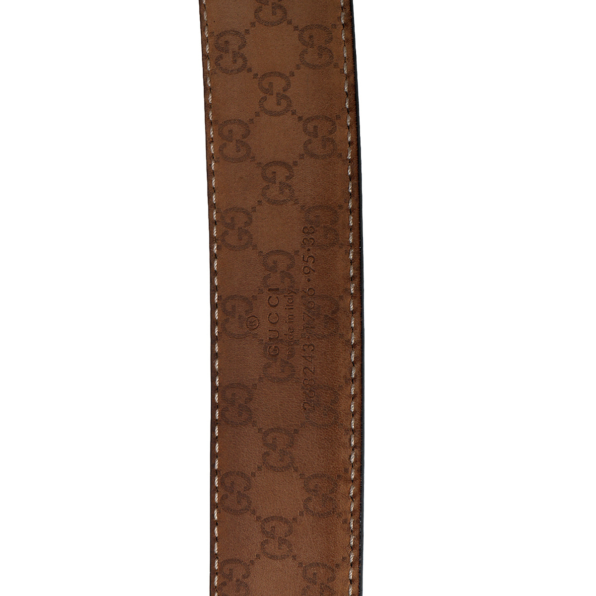 Black Belt with Interlocking GG 38