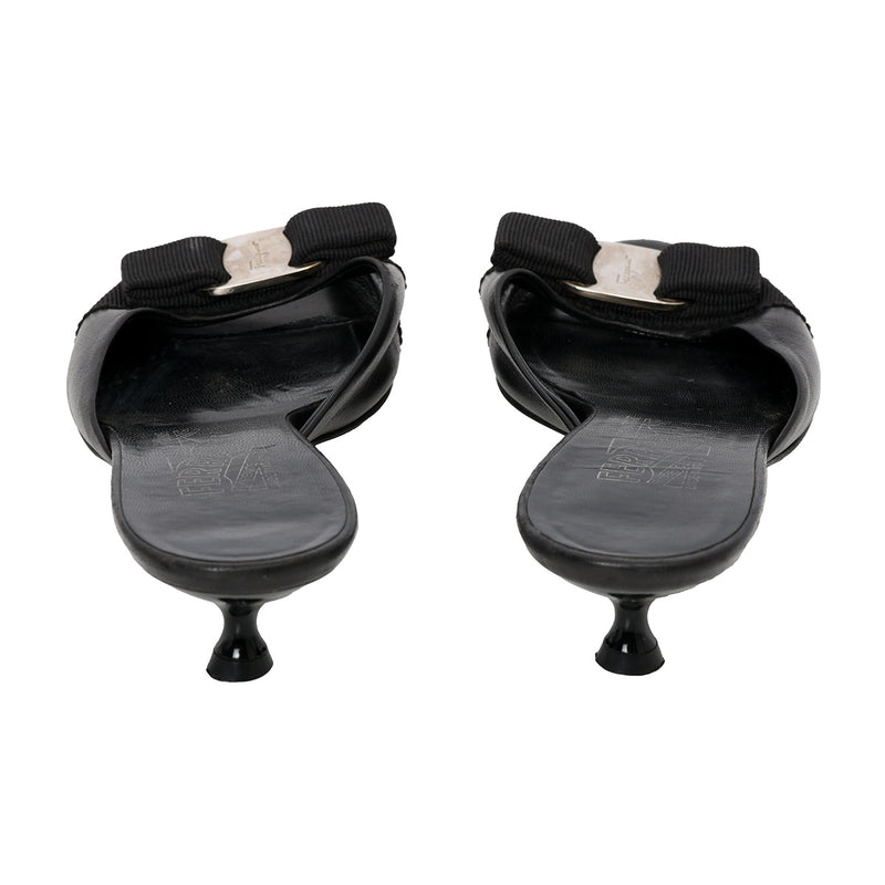 Black Kitten Sandal - Size 5.5