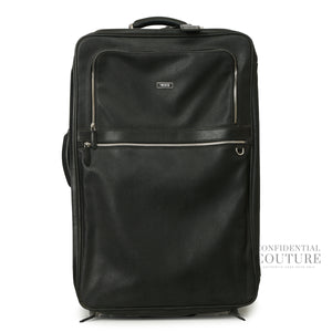 Black Saffiano Lux Carry-On Luggage