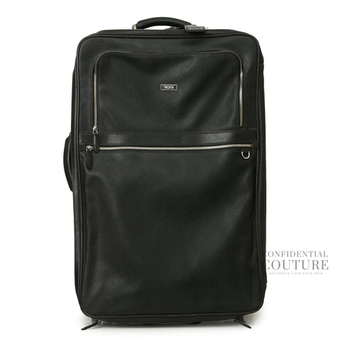 Black Saffiano Lux Carry-On Luggage